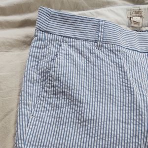 Blue and White striped capris  J. Crew  size: 4